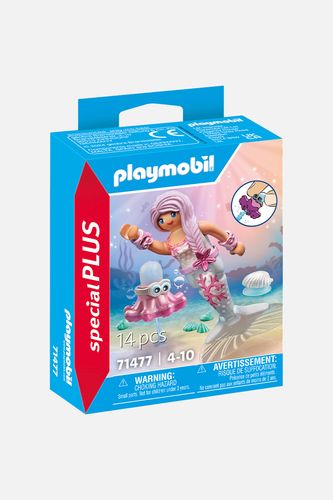 PLAYMOBIL PLAYMOBIL Zestaw figurek Special Plus Syrenka z ośmiornicą pryskającą wodą 71477 14 elementów 4+ rozmiar ONE SIZE