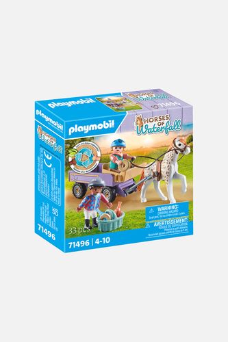 PLAYMOBIL PLAYMOBIL Zestaw figurek Horses Powóz kucyków 71496 33 elementy 4+ rozmiar ONE SIZE