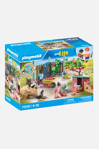 PLAYMOBIL PLAYMOBIL Zestaw figurek My Life Mała kurza ferma 71510 77 elelmentów 4+ rozmiar ONE SIZE