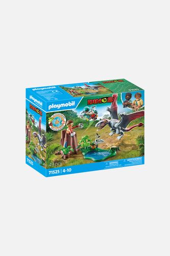 PLAYMOBIL PLAYMOBIL Zestaw figurek Dinos Stacja badawcza dla dinozaurów Dimorfodonów 71525 49 elementów 4+ rozmiar ONE SIZE