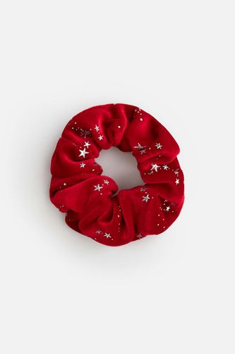 COCCODRILLO COCCODRILLO Gumka do włosów MERRY XMAS czerwona ozdobiona gwiazdkami rozmiar ONE SIZE dla dziewczynki