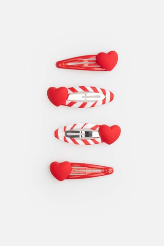COCCODRILLO COCCODRILLO Zestaw spinek do włosów MERRY XMAS wielokolorowe, 4 pack rozmiar ONE SIZE dla dziewczynki