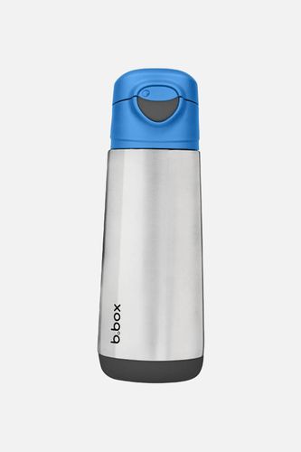 B.BOX B.BOX Butelka termiczna z ustnikiem sportowym 500 ml Blue Slate 18 m+ rozmiar ONE SIZE