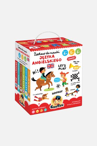 CZUCZU CZUCZU CzuCzu Zestaw do nauki języka angielskiego edukacyjny zestaw 4+, 5+, 6+ rozmiar ONE SIZE