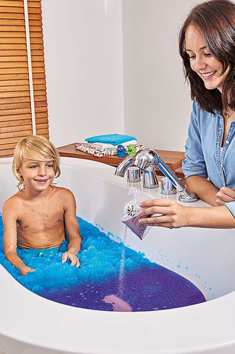 ZIMPLI KIDS ZIMPLI KIDS Proszek do kąpieli sensorycznej Gelli Baff Colour Change niebiesko-fioletowy 3+ rozmiar ONE SIZE