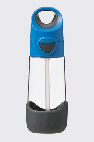 B.BOX B.BOX Bidon tritanowy ze słomką 450 ml Blue Slate 9 m+ rozmiar ONE SIZE