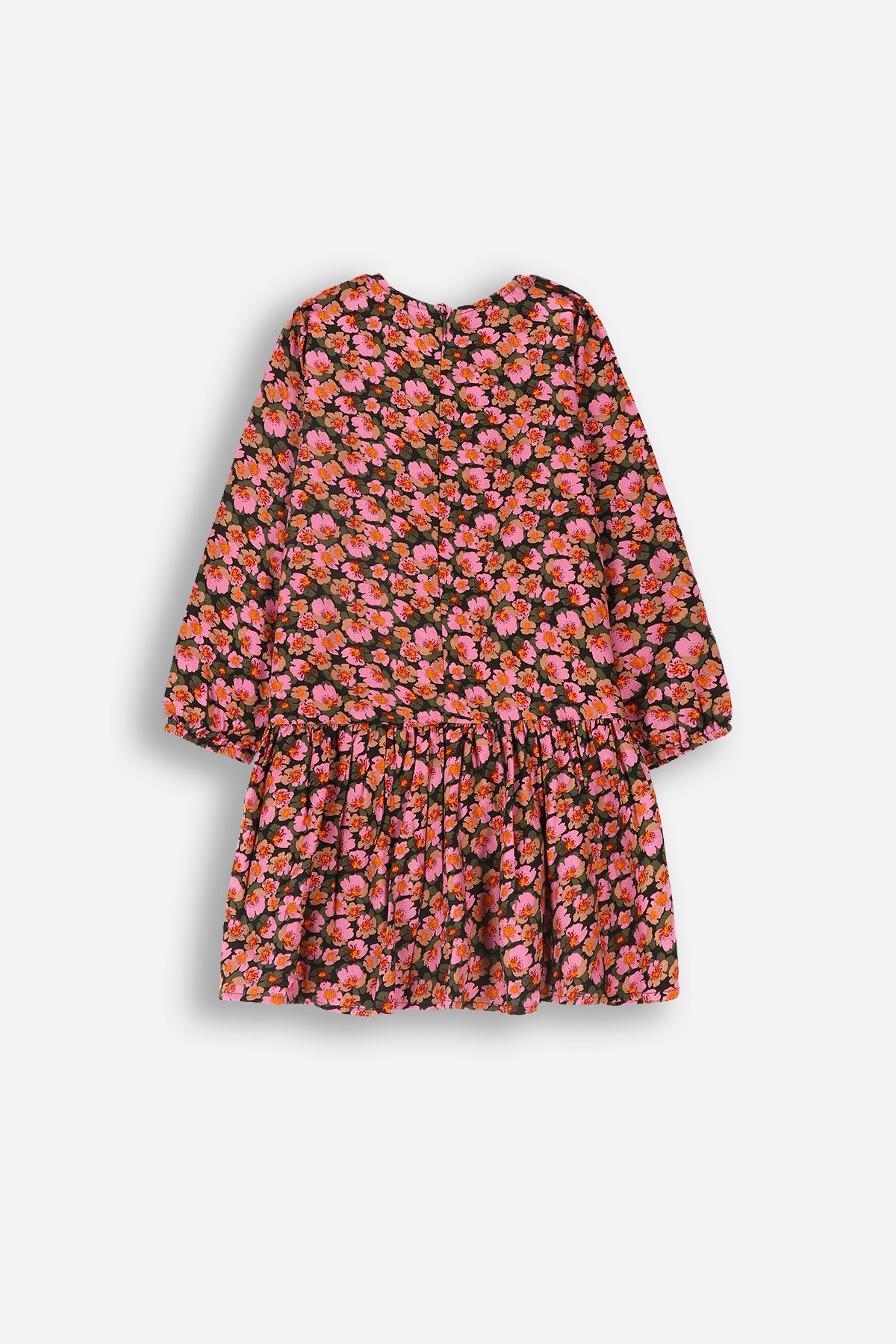 花子 Sukienka tkaninowa - wielokolorowa z nadrukiem w kwiaty