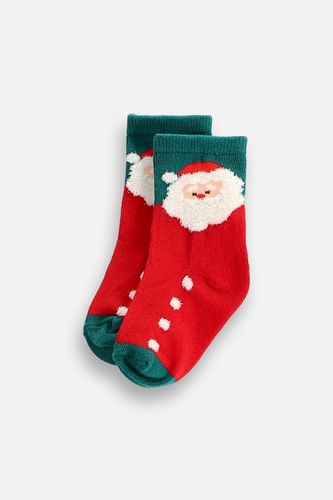 COCCODRILLO COCCODRILLO Skarpetki MERRY XMAS czerwone ze Świętym Mikołajem rozmiar 33 / 36 dla dziecka