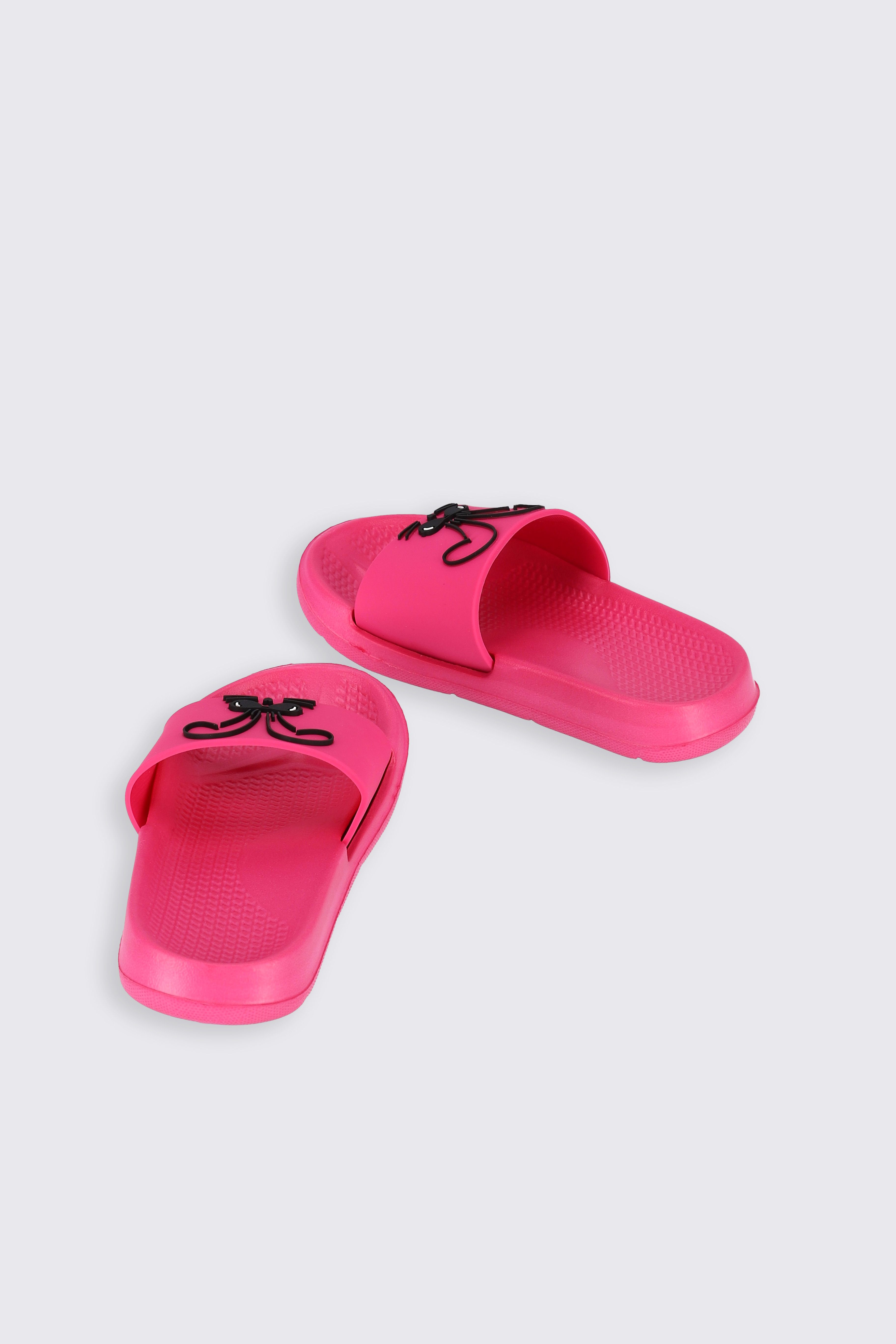 Klapki plażowe - basenowe różowe z królikiem | Mokida