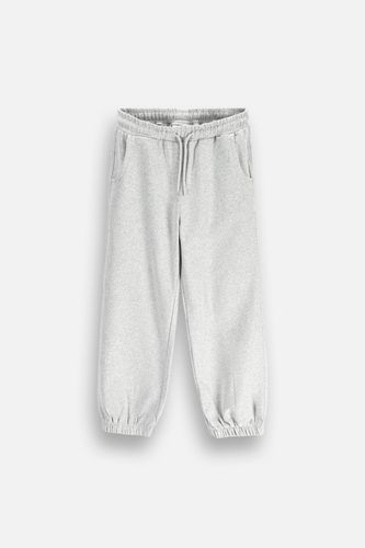 MOKIDA WEAR MOKIDA WEAR Spodnie dresowe szare z wiązaniem w pasie rozmiar 146 dla dziewczynki